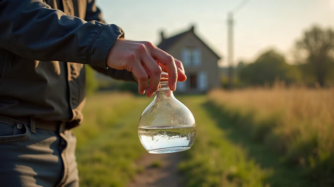 Analyse de l'eau d'un forage en zone agricole, ce que révèlent les nitrates