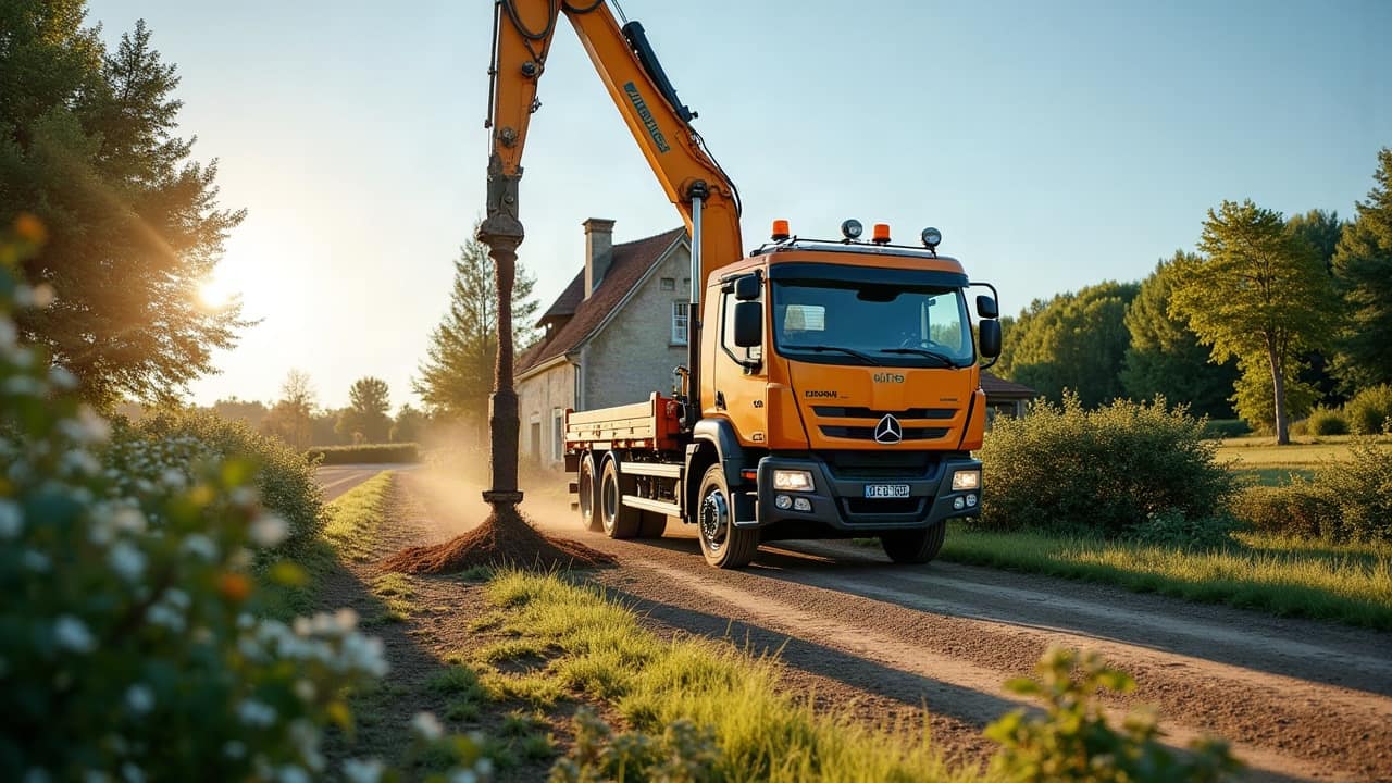 Accès de la foreuse sur un terrain agricole, ce qu'il faut prévoir avant le chantier